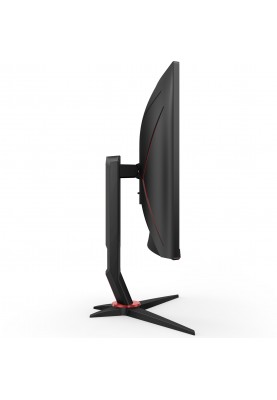 TFT 27" AOC C27G2Z3/BK, VA, 280Гц, 0,5ms, вигнутий, HDMIx2, DP, HAS, чорний з червоним