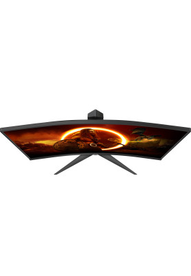 TFT 27" AOC C27G2Z3/BK, VA, 280Гц, 0,5ms, вигнутий, HDMIx2, DP, HAS, чорний з червоним