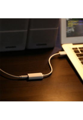 Звукова карта USB AUX jack, TRRS (Mic & Ear), ALC4042 Ugreen Біла US206