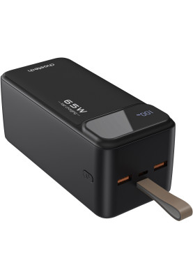 УМБ Choetech 50000mAh, 65W PD USB-C In/out, 2xUSB-A Li-pol чорна