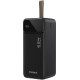 УМБ Choetech 50000mAh, 65W PD USB-C In/out, 2xUSB-A Li-pol чорна