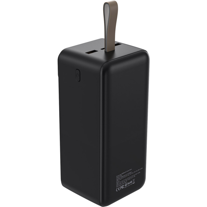 УМБ Choetech 50000mAh, 65W PD USB-C In/out, 2xUSB-A Li-pol чорна