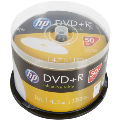 DVD-R диск 4.7GB, 16x, IJ Print, (Із шпинделем-50шт) DVD-R диск 4.7GB, 16x, IJ Print, (Із шпинделем-50шт)