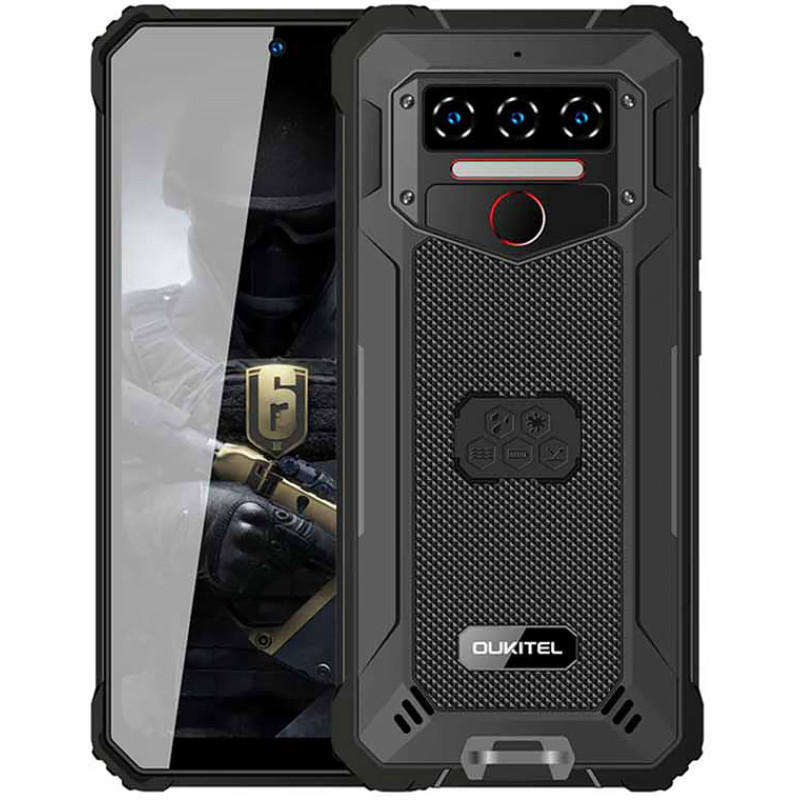 Смартфон Oukitel WP23 6.5“ HD+ /4GB/64GB / MTK 6765 / 10600mAh / 13+5Мп / IP69K/ NFC / Black