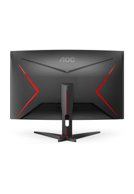 Монітор TFT 31.5" AOC C32G2AE/BK, VA, 165Гц, вигнутий, D-SUB, DP, HDMI x 2, колонки, чорний