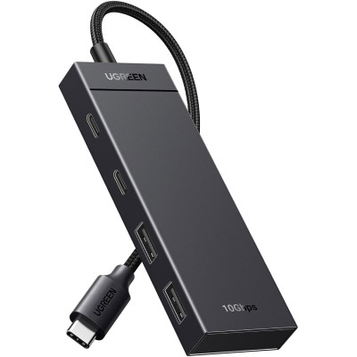 Док-станція USB3.1 Type-C --> 2xUSB + 2xUSB-C 3.2 Gen2 10Gbps 4-in-1 CM806 Ugreen