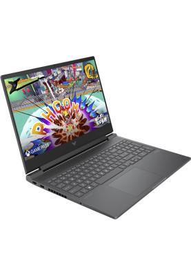 Ноутбук HP Victus 16-s1009ua 16.1" FHD IPS,300n/Ryzen7 8845HS (5.1)/32Gb/SSD1Tb/RTX 4070,8GB/DOS/Сірий (B83BCEA)