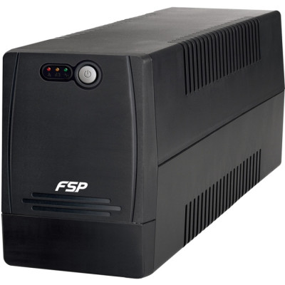 ДБЖ FSP FP1500, 1500ВА/900Вт, Lin-Int, USB/RJ45, Schuko*4, AVR, Black