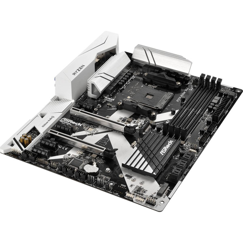 ASRock X370 KILLER SLI/REF(AM4,X370,4*DDR4, PCI-Ex16*2+x1*4, 6SATAIII, RAID, M.2, HDMI, Glan, ATX)