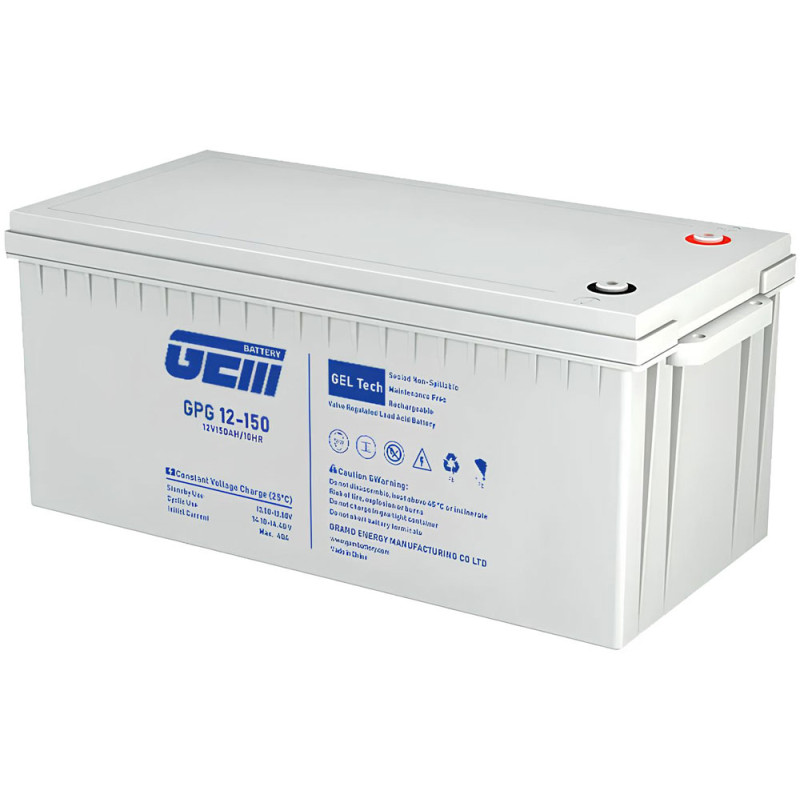 Акумуляторна батарея GEM Battery 12V, 150A, GEL