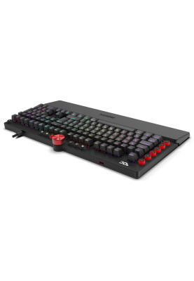 Клавіатура ігрова механічна AOC AGK700 Gaming RGB USB (Cherry Red Switch) підставка