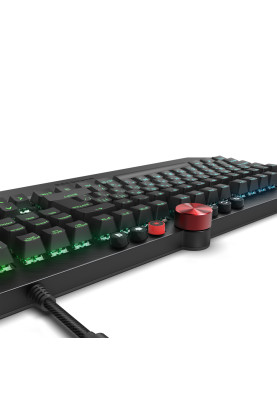 Клавіатура ігрова механічна AOC AGK700 Gaming RGB USB (Cherry Red Switch) підставка