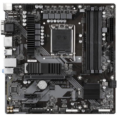Gigabyte B760M DS3H DDR4 (1700/B760, 4*DDR4, 2хM.2 ,2xPCIex16, VGA , HDMI, 2xDP, 2.5GbE LAN, mATX)