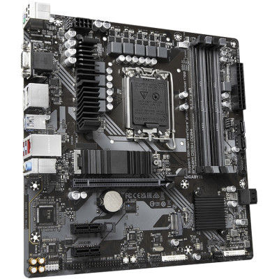 Gigabyte B760M DS3H DDR4 (1700/B760, 4*DDR4, 2хM.2 ,2xPCIex16, VGA , HDMI, 2xDP, 2.5GbE LAN, mATX)