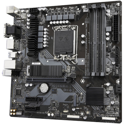 Gigabyte B760M DS3H DDR4 (1700/B760, 4*DDR4, 2хM.2 ,2xPCIex16, VGA , HDMI, 2xDP, 2.5GbE LAN, mATX)