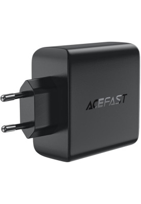 Зарядний пристрій 4xUSB 100W (3xUSB-C+USB-A) Gan A94 Fast Charger Black Acefast