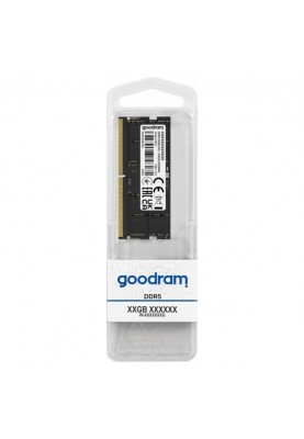 Пам'ять SoDIMM 32Gb DDR5 4800 MHz GoodRAM, Retail
