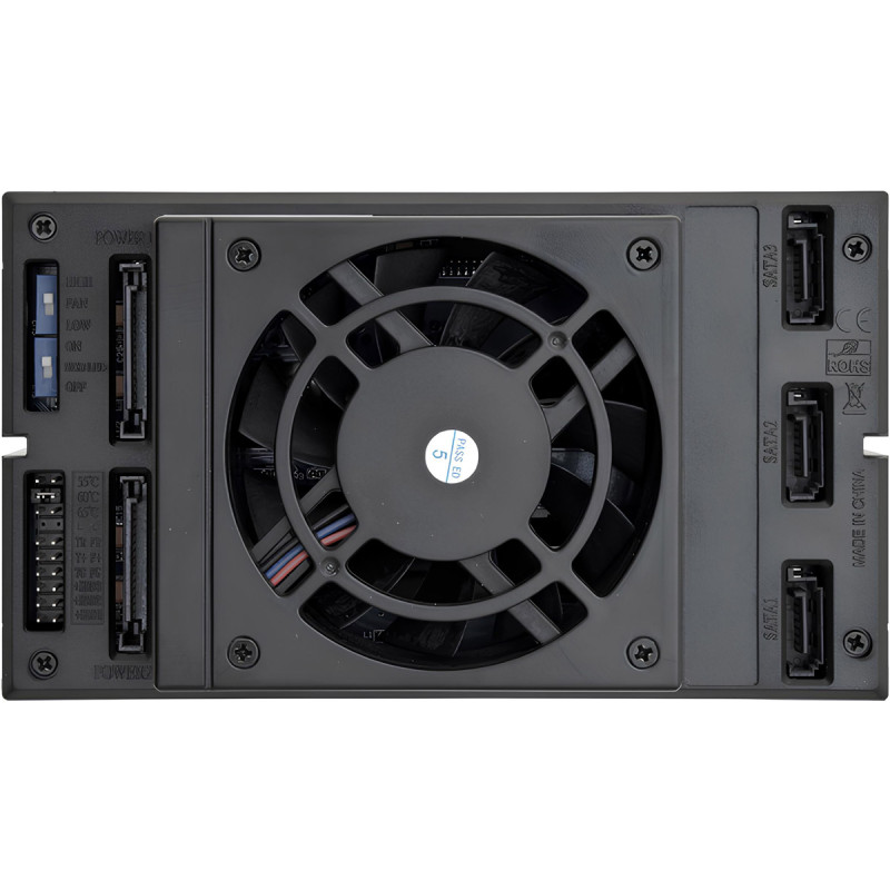 Бекплейн Chieftec CBP-2131SAS 2x5.25" -> 3x3.5" HDDs Hot-Swap Aluminium