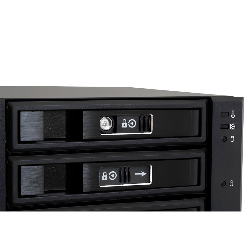 Бекплейн Chieftec CBP-2131SAS 2x5.25" -> 3x3.5" HDDs Hot-Swap Aluminium
