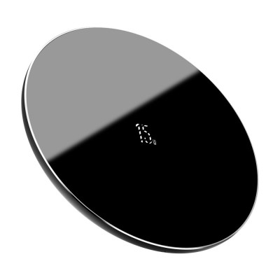 Бездротовий зарядний пристрій Baseus 15W + кабель Type-c чорний (WXJK-B01)