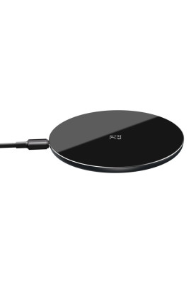 Бездротовий зарядний пристрій Baseus 15W + кабель Type-c чорний (WXJK-B01)