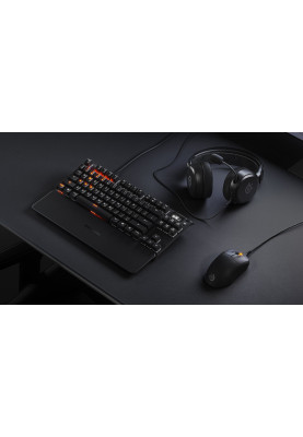 Мишка SteelSeries Prime+ Gaming Mouse, RGB, 18000dpi., 5кн., OLED-екран, чорна