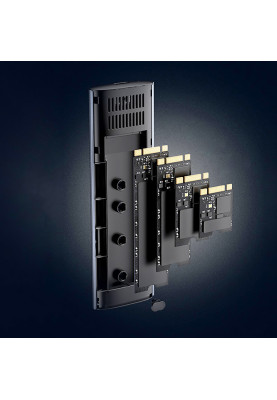 Зовнішня кишеня для SSD M.2 (NVME) M-KEY UGREEN 3.2 GEN2 CM400 сіра