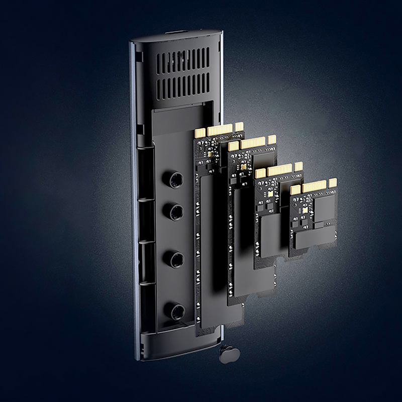 Зовнішня кишеня для SSD M.2 (NVME) M-KEY UGREEN 3.2 GEN2 CM400 сіра