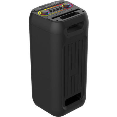 Акустична система 1.0 Energizer 50Вт Bluetooth 5.3/RMS/TF/USB/AUX/TWS/MIC, Dual 6.5” Drivers чорна
