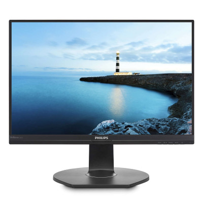 TFT 23.8" Philips 241B7QUPBEB, IPS, D-SUB, USB-C, HDMI, DP, USB хаб, HAS, Pivot, Sw, колонки
