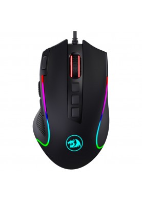 Мишка Redragon Predator M612 RGB, ігрова, 8000dpi., 9кн., чорна