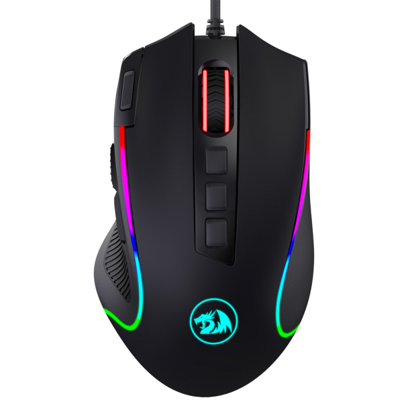 Мишка Redragon Predator M612 RGB, ігрова, 8000dpi., 9кн., чорна