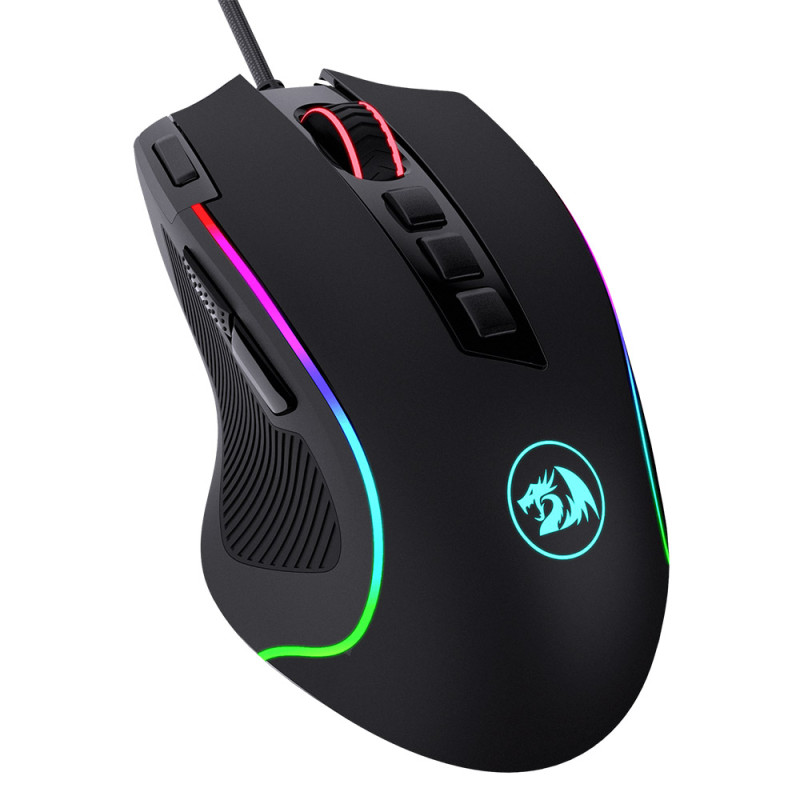 Мишка Redragon Predator M612 RGB, ігрова, 8000dpi., 9кн., чорна