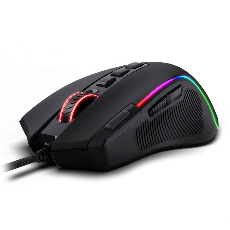 Мишка Redragon Predator M612 RGB, ігрова, 8000dpi., 9кн., чорна
