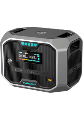 Зарядна станція Marsriva MP12 (1310 Вт/г) 1200W UPS, MPPT, LiFePO4, BT Speaker/FM/Mic, Wir.Charg.15W