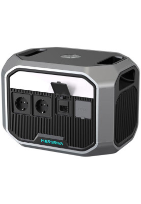 Зарядна станція Marsriva MP12 (1310 Вт/г) 1200W UPS, MPPT, LiFePO4, BT Speaker/FM/Mic, Wir.Charg.15W