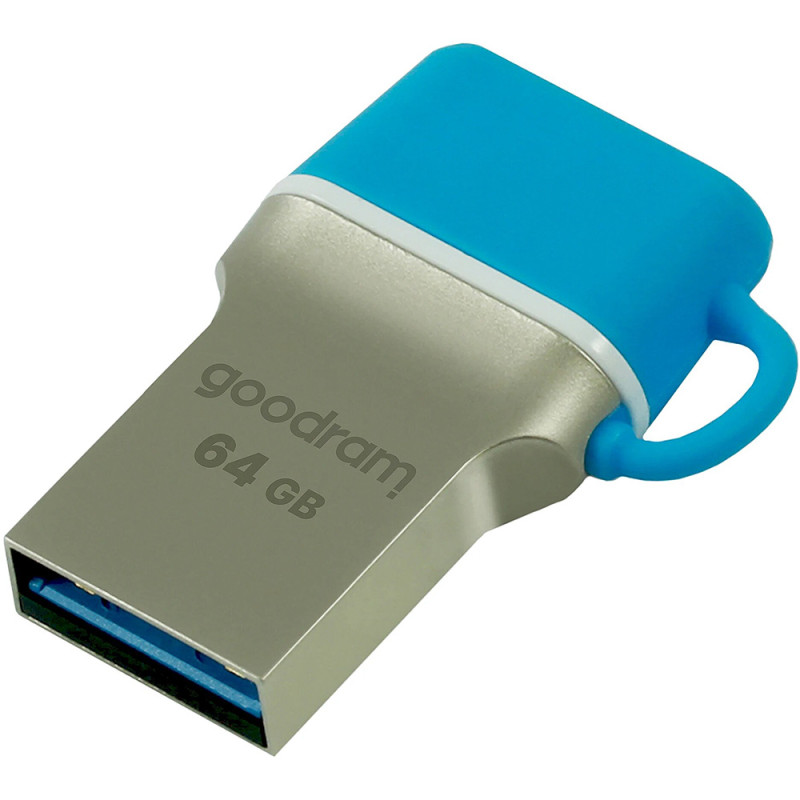 Пам'ять USB Flash GoodRAM 64GB USB 3.0/Type-C ODD3 Metal, Retail