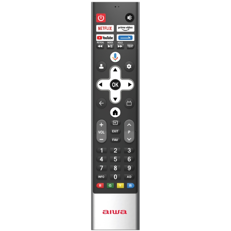 TV 55 AIWA 55GO70804UHD UHD/DLED/T2/ Google TV/2 x 10W/Dolby Digital/HDMI/Wi-Fi/VESA 200x200/Blac
