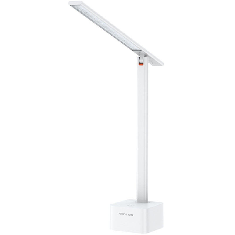 LED лампа настільна Vention USB Rechargeable Foldable Desk Lamp, 5W 6000K,1800mAh,Aluminum,біла