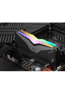 DDR5 64Gb 6200MHz (2*32Gb) OCPC PISTA RGB C40 Titan, Retail Kit