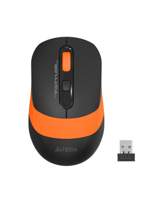 Мишка A4-Tech Fstyler FG10S, бездротова, 4 кн., 2000 dpi, помаранчева