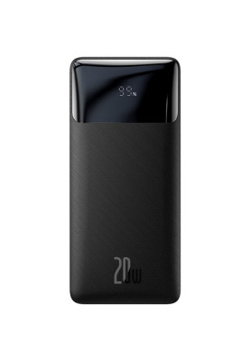 УМБ Baseus Bipow 20000mAh 20W, MicroUSB, 2xUSB,1xType-C In/Out PD,QC3.0 Black