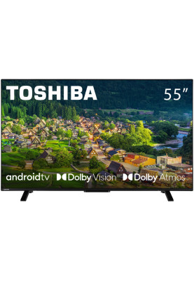 TV 55 Toshiba 55UA2363DG UHD/LED/T2/Android 11/2 x 10W/Dolby Digital/HDMI/Wi-Fi/VESA 200 x 200 M4/Bl