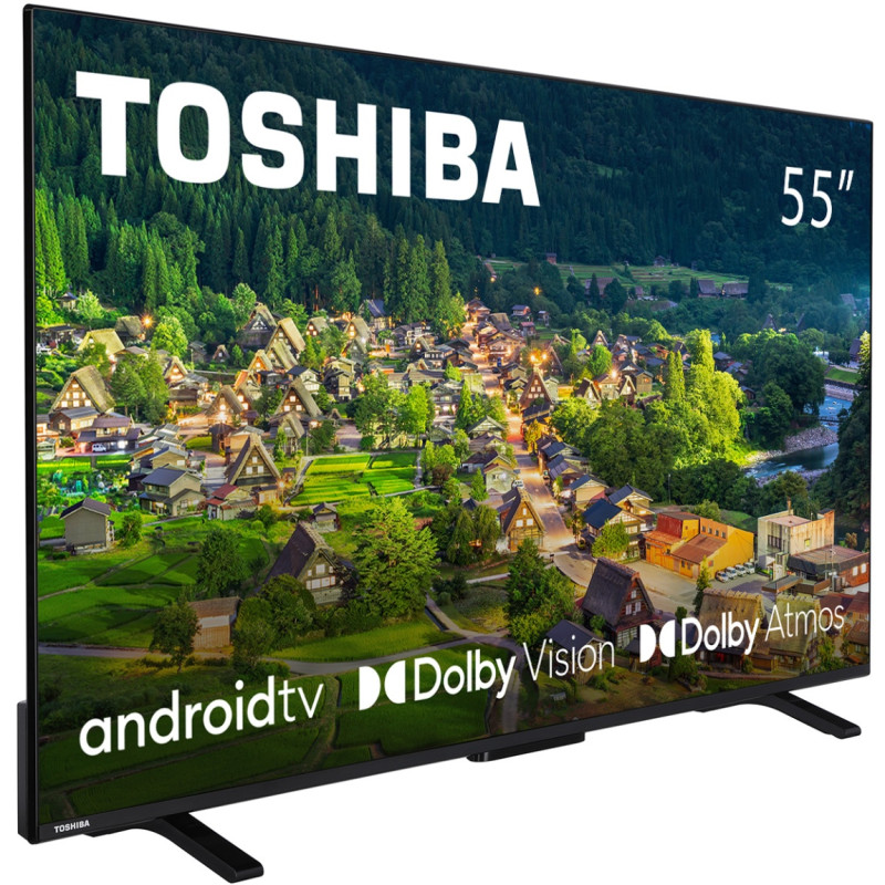 TV 55 Toshiba 55UA2363DG UHD/LED/T2/Android 11/2 x 10W/Dolby Digital/HDMI/Wi-Fi/VESA 200 x 200 M4/Bl