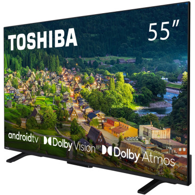 TV 55 Toshiba 55UA2363DG 4K UHD/LED/T2/Android 11/2 x 10W/Dolby Digital/HDMI/Wi-Fi/VESA 200 x 200 M4