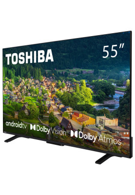 TV 55 Toshiba 55UA2363DG UHD/LED/T2/Android 11/2 x 10W/Dolby Digital/HDMI/Wi-Fi/VESA 200 x 200 M4/Bl