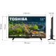 TV 55 Toshiba 55UA2363DG UHD/LED/T2/Android 11/2 x 10W/Dolby Digital/HDMI/Wi-Fi/VESA 200 x 200 M4/Bl