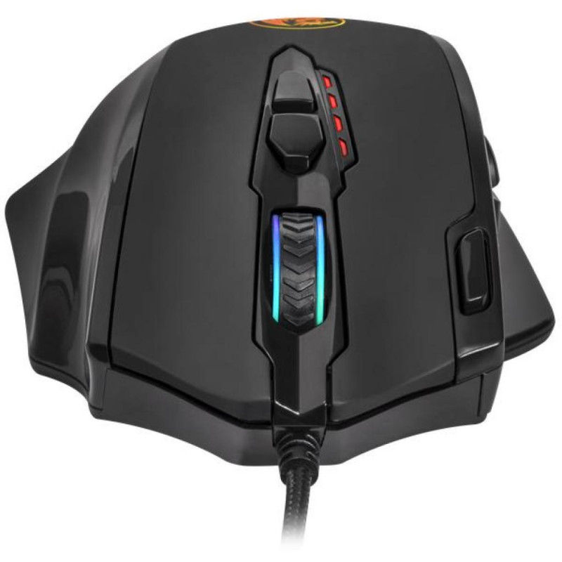 Мишка Redragon Impact RGB, ігрова, 12400dpi., 24кн., чорна