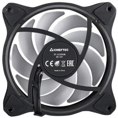Вентилятор для корпуса 120mm Chieftec ZF-1225RGB PWM Вентилятор для корпуса 120mm Chieftec ZF-1225RGB PWM