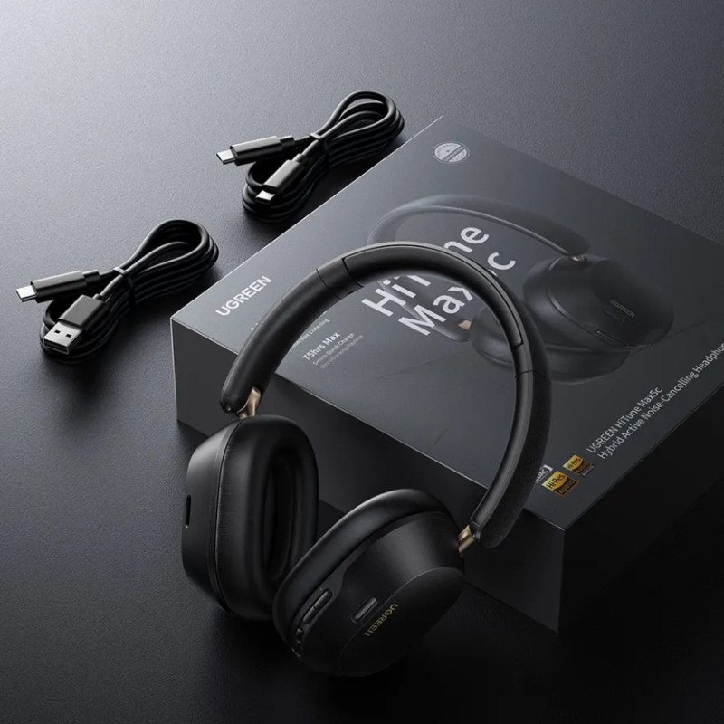 Навушники UGREEN HP203 HiTune Max5С Hybrid ANC Black
